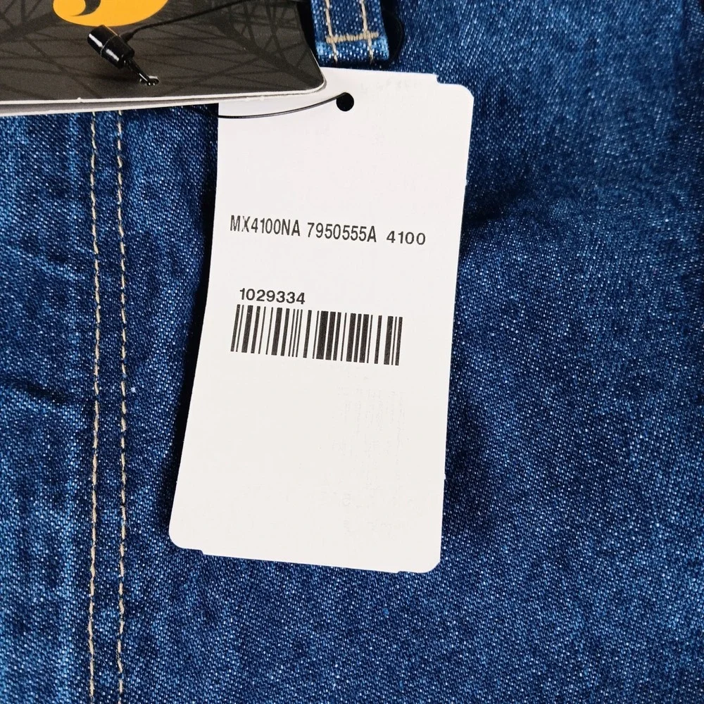 Carhartt FRB13-DNM Mens Flame Resistant FR Denim Dungaree Jeans 44x32 CAT 2 NWT